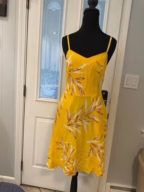 Apt. 9 Yellow Floral Spaghetti-Strap Sundress